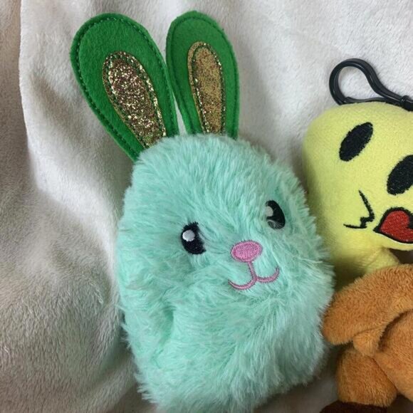 Lot of 6 Mini Plush Stuffed Animal Toys Toy Clips Change Purses​ - Picture 4 of 7